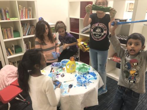 Students Making Slime